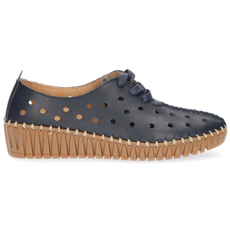 Kožne cipele Filippo DP1230 / 20 Nv tamnoplave mornarsko plava