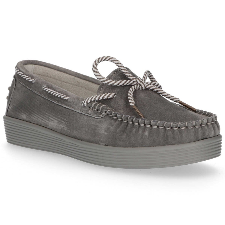 Kožne cipele Filippo DP1200 / 20 Gr sive siva