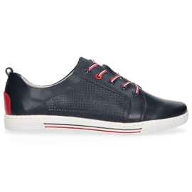 Kožne cipele Filippo DP008 / 20 Nv tamnoplave tamnoplava