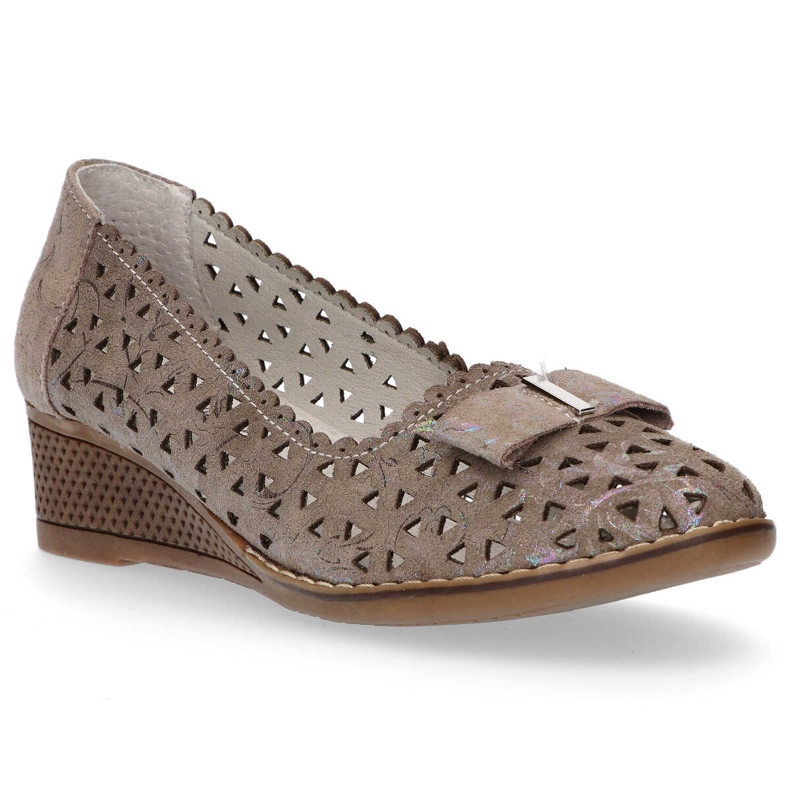 Kožne cipele Filippo DP752 / 20 Gr sive siva