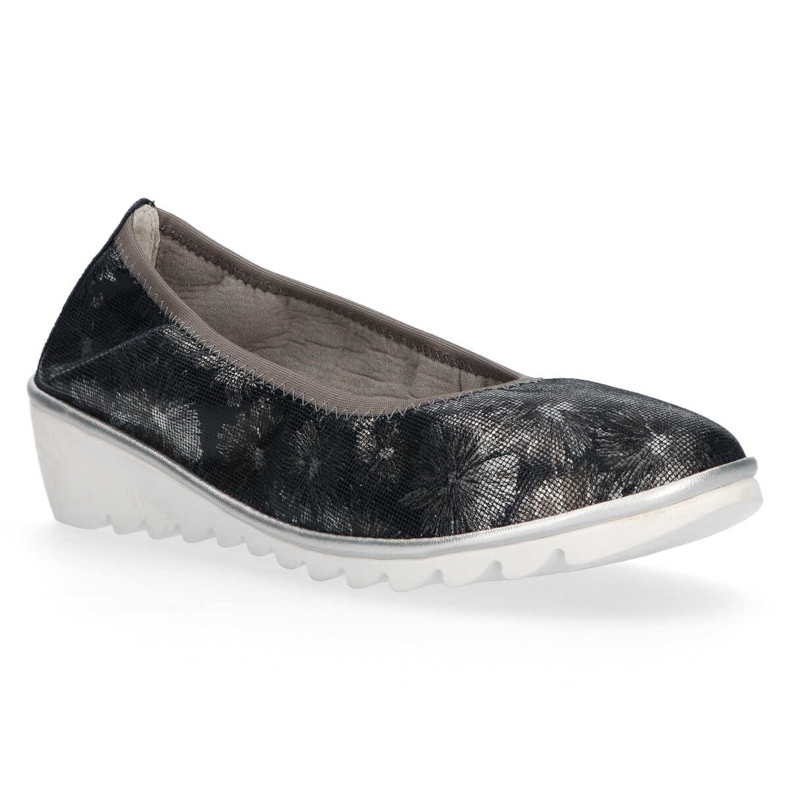 Kožne cipele Filippo DP046 / 18 Nv Fl tamnoplave crno mornarsko plava