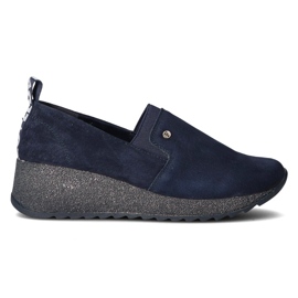 Kožne tenisice Filippo DP1500 / 20 Nv T tamnoplave mornarsko plava