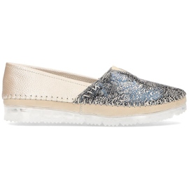 Kožne cipele Filippo DP2147 / 21 Bež raznobojna