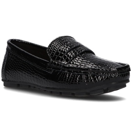 Kožne mokasine Filippo DP2139 / 21 Bk crne crna