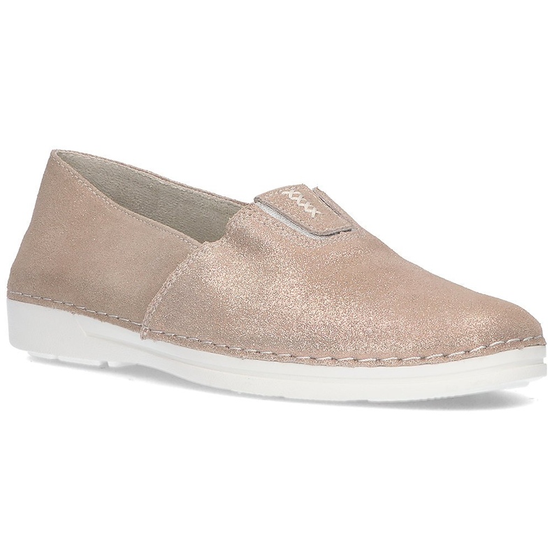 Kožne slip-on cipele Filippo DP2134 / 21 Go zlatne zlatna