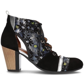 Kožne cipele Filippo 03938-01 Crne crno