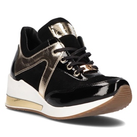 Kožne tenisice Filippo 086 crne crna