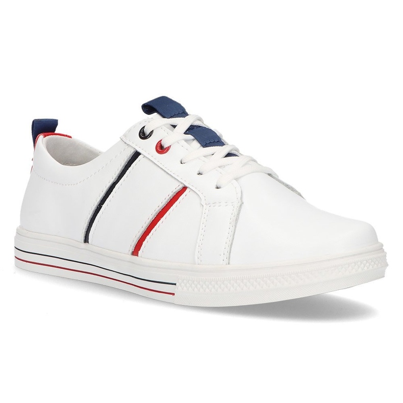 Kožne cipele Filippo DP2045 / 21 Wh bijele bijela