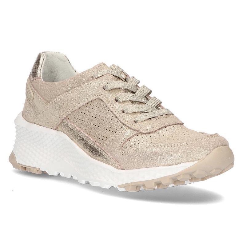 Kožne tenisice Filippo DP2008 / 21 Go zlatne zlatna