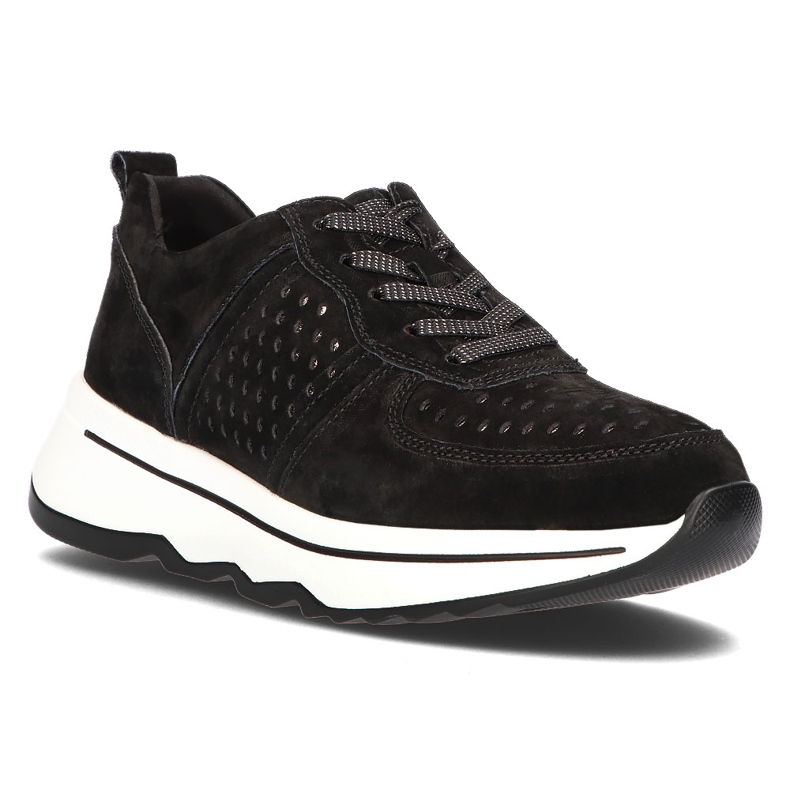 Filippo Kožne tenisice DP3171 / 21 Bk crne crno