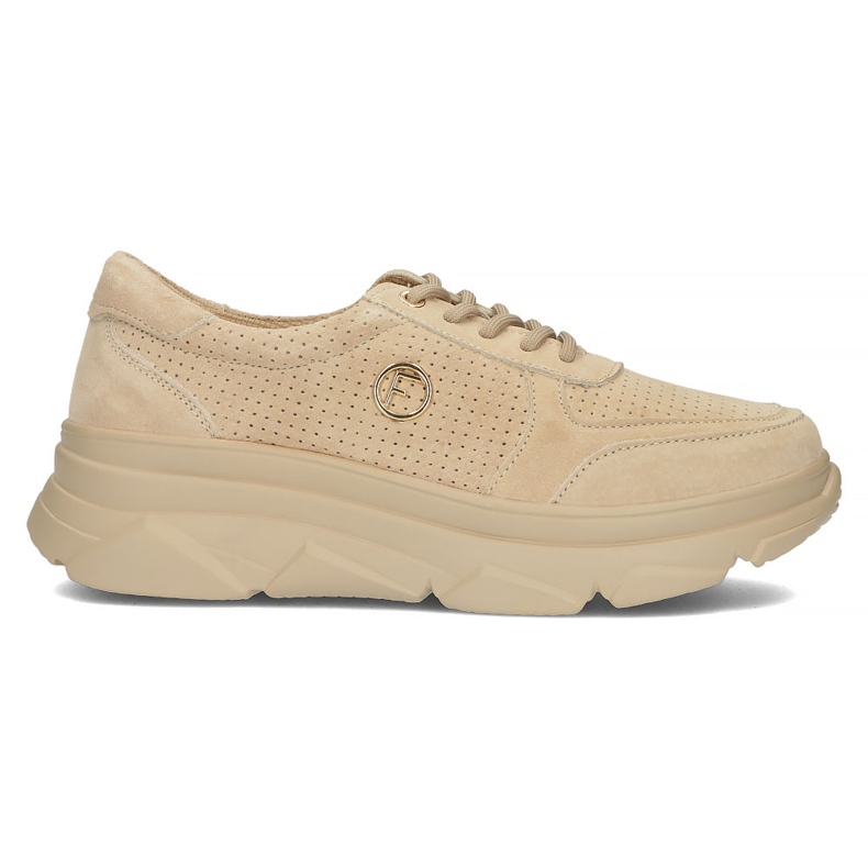 Kožne tenisice Filippo DP2138 / 22 Be Be bež