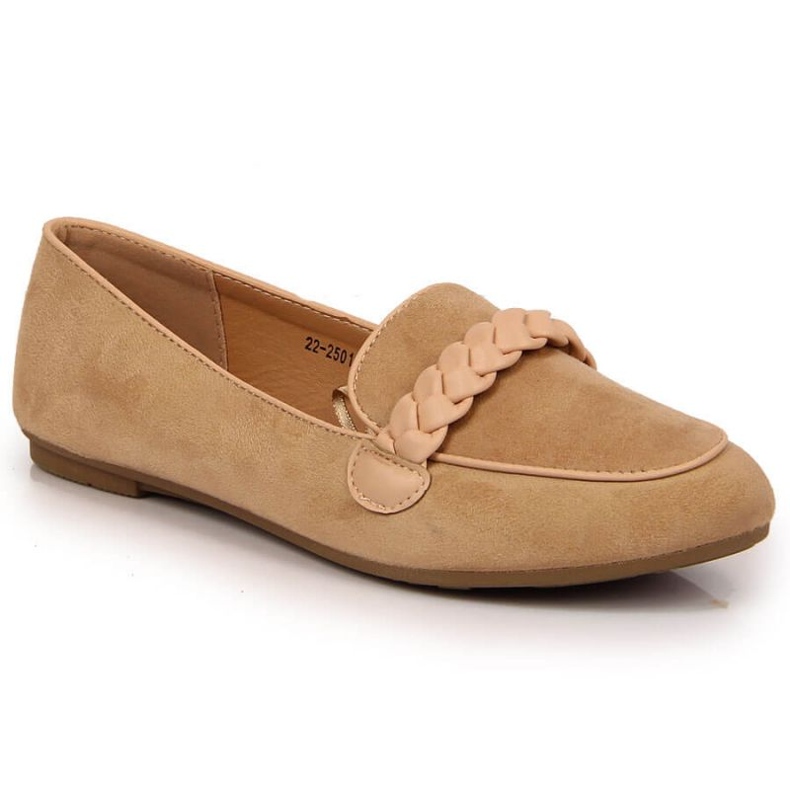 Loaferice gospodski Potocki W WOL64B bež