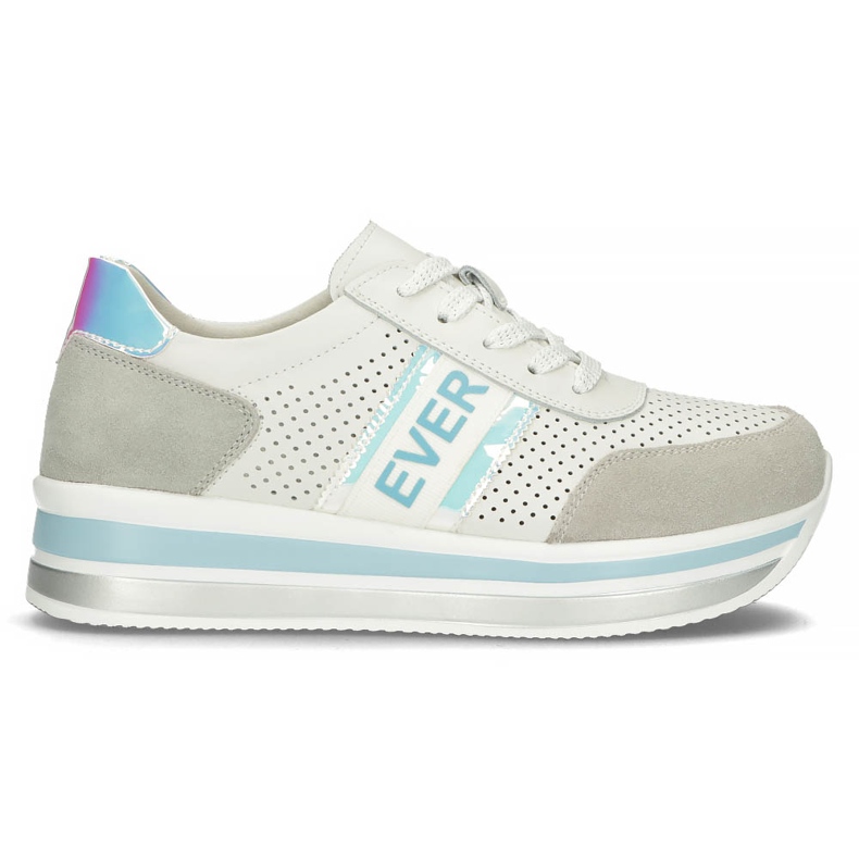 Kožne tenisice Filippo DP1414 / 22 Bl plave bijela plava siva