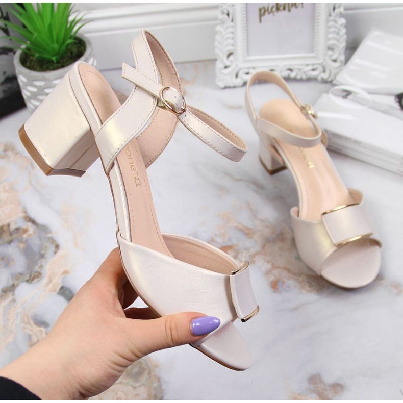 Sandale na post Sergio Leone W SK139F bež