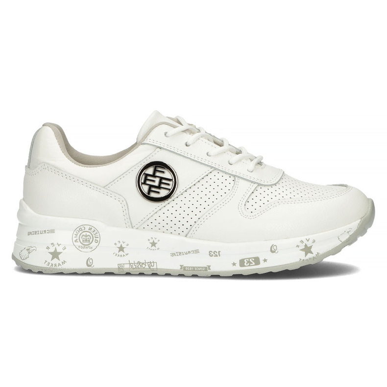 Kožne tenisice Filippo DP3542 / 22 Wh bijele bijela