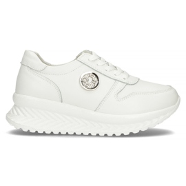 Kožne tenisice Filippo DP3547 / 22 Wh bijele bijela