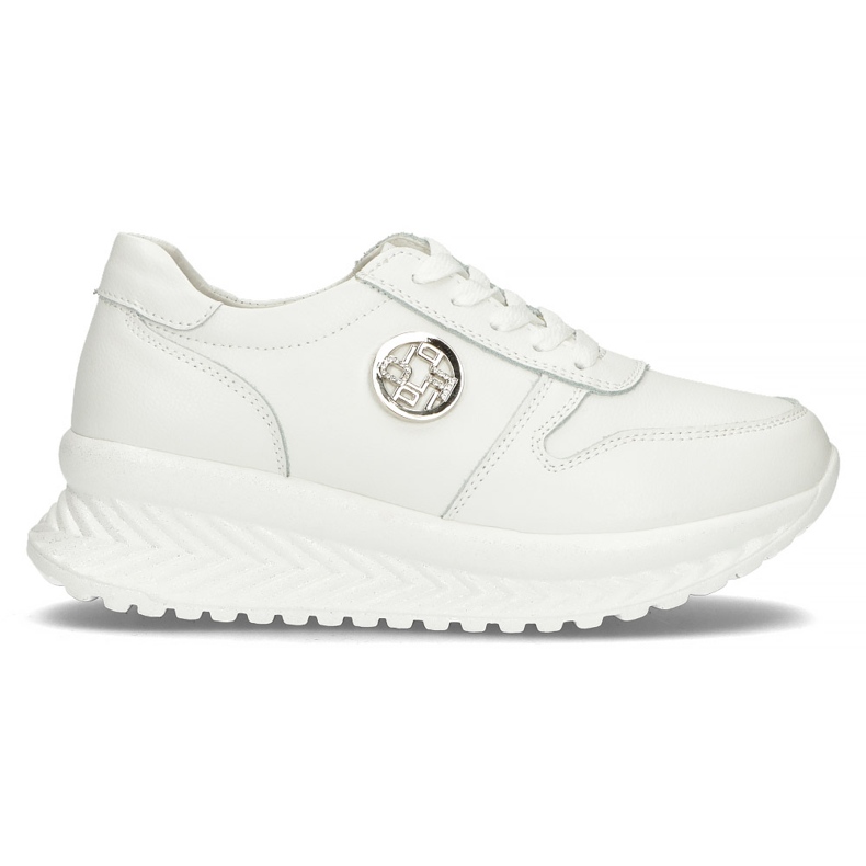 Kožne tenisice Filippo DP3547 / 22 Wh bijele bijela