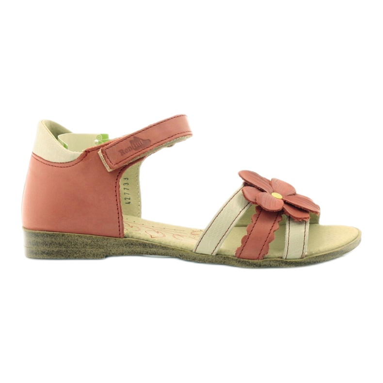 Djevojačke sandale Ren But cvijet maline crvena raznobojna