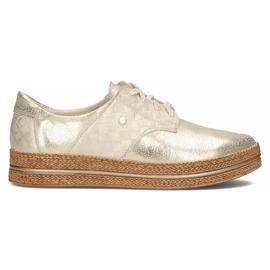 Kožne cipele Filippo 10123 zlato zlatni