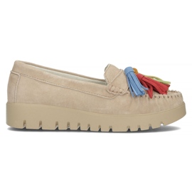 Kožne cipele Filippo DP3535 / 22 Bež