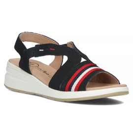 Kožne sandale Filippo DS3500 / 22 Nv tamnoplave tamnoplava