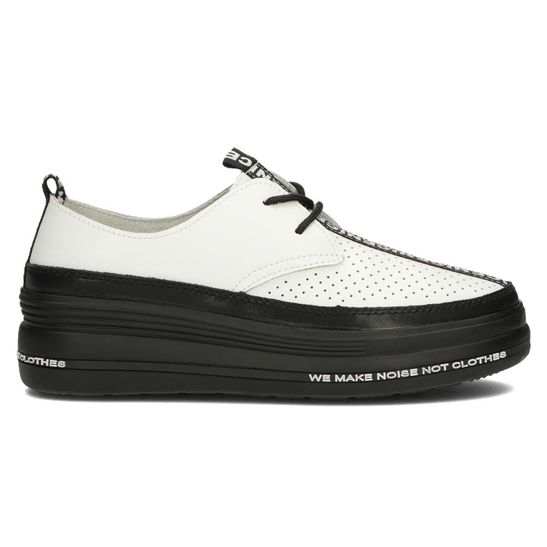 Kožne cipele Filippo DP3624 / 22 Wh bijele bijela