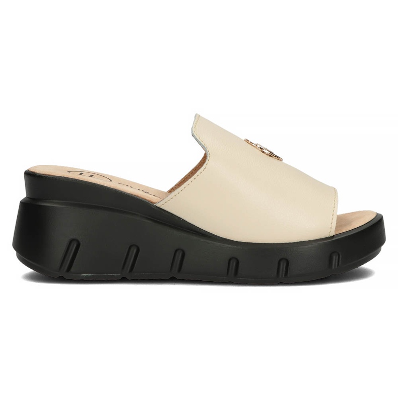 Kožne papuče Filippo DK3596 / 22 Bež