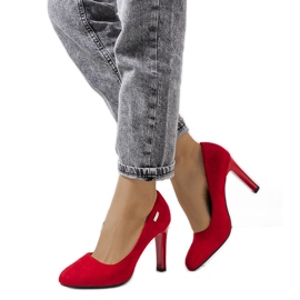 Crvene pumpice na štiklu Blair crvena