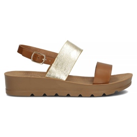 Filippo DS3612 / 22 Br smeđe sandale smeđa zlatni