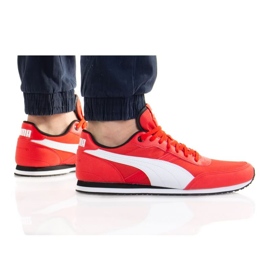 Puma St Runner Essential M 383055 03 bijela narančasta