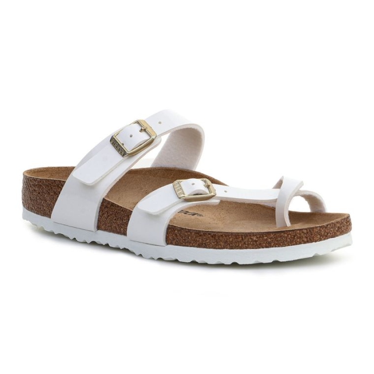 Birkenstock Mayari Patent White W 1005281 bijela