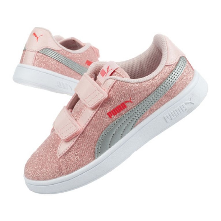 Puma Smash V2 Glitz Jr 367378 23 ružičasta