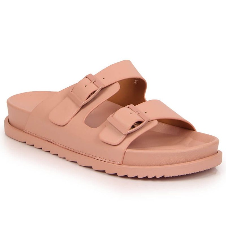 Gumene papuče s kopčama Bright Pink S. Barski ružičasta