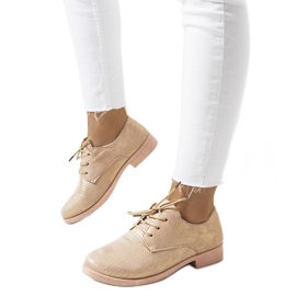 Kroes zlatne ženske cipele ružičasta