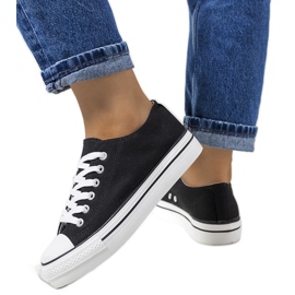 Crne tenisice na platformi Wessel crna