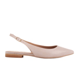 Marco Shoes Sandale od prirodnog antilopa u bež 1965P-103-1