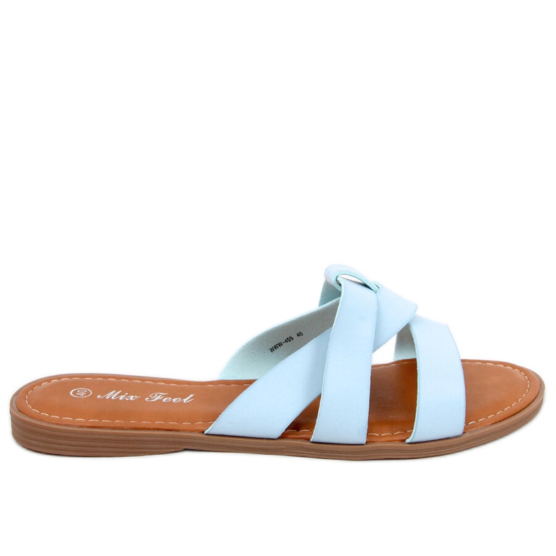 Ženske križne papuče Poppy Blue plava