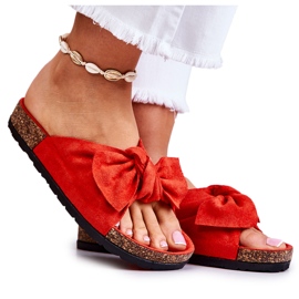 Wendy's narančaste japanke s plutenim potplatom crvena narančasta