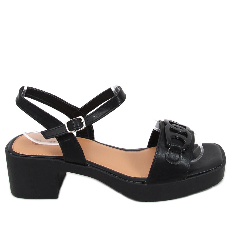 Sandale s visokom potpeticom od Sharon Black crno