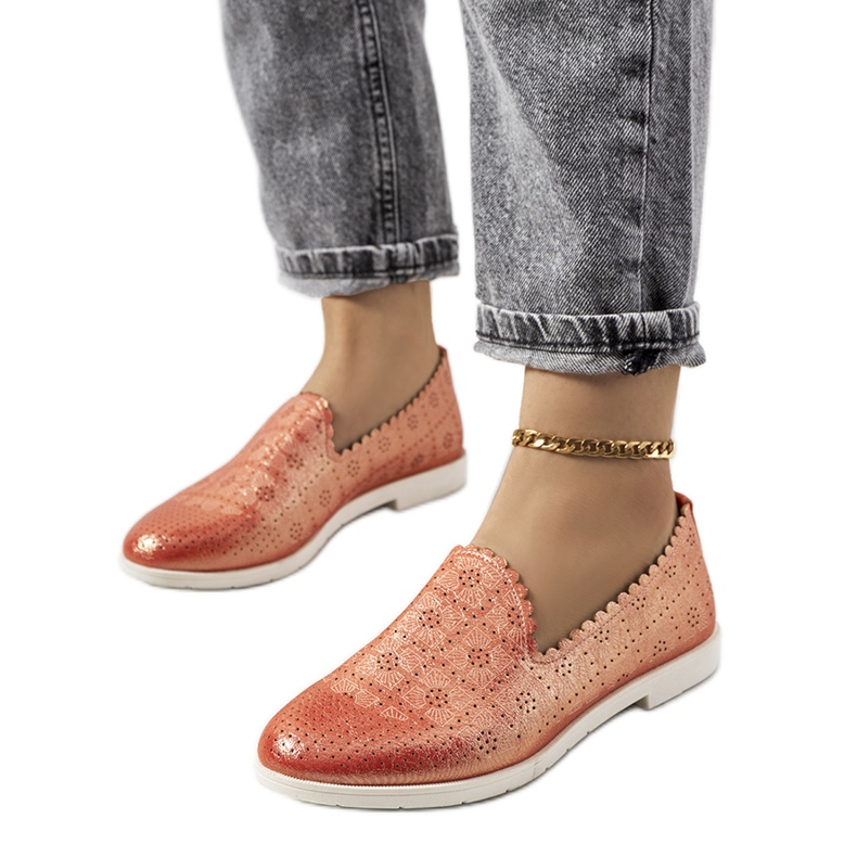 Girvan ženske crvene mokasinke crvena