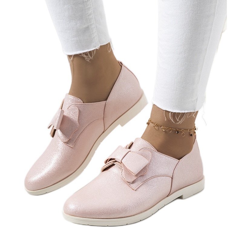 Ružičasti brogovi s Korner mašnom ružičasta