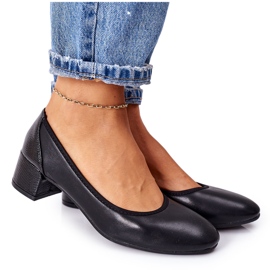 S.Barski Kožne pumpe S. Barski 20-L1 Crna