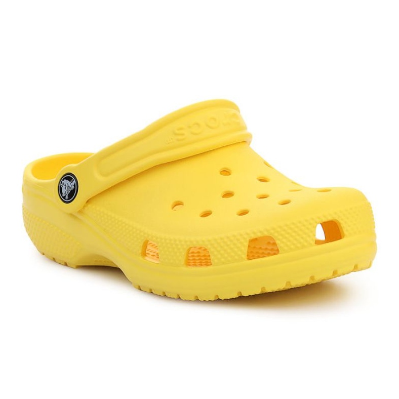 Crocs Classic dječja klompa 206991-7C1 žuta boja