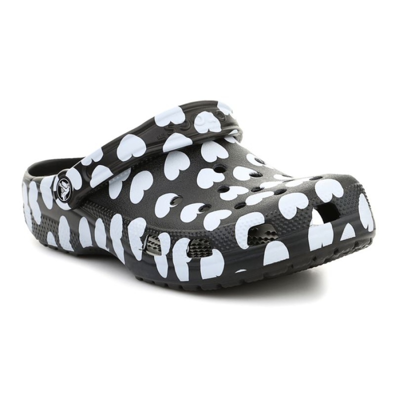 Crocs Classic Heart Print Klompa W 207679-066 crno