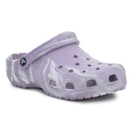 Crocs Classic mramorna klompa W 206867-5PT ljubičasta