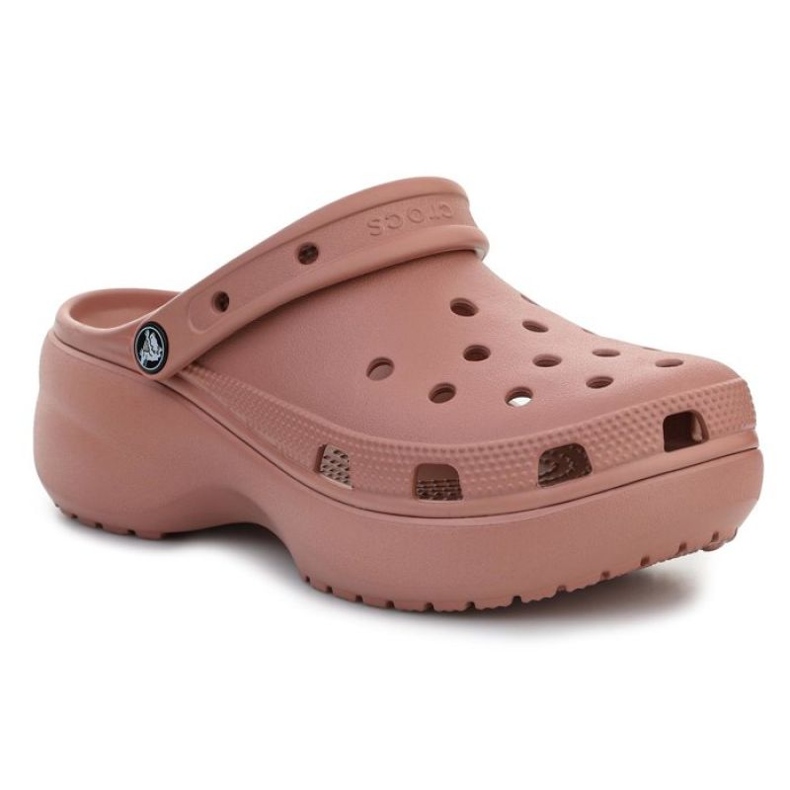 Crocs Classic Platform Clog W Pale Blush 206750-6RL smeđa