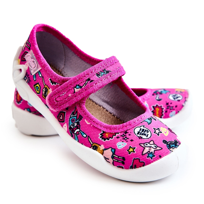 BEFADO S.A. Dječje Balerine papuče Befado Supergirl 114X483 Pink ružičasta