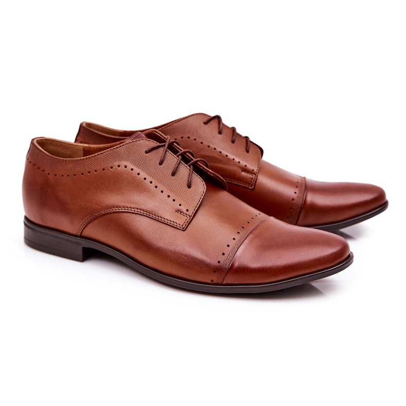 Bednarek Polish Shoes Kožne cipele Bednarek 723 Brown smeđa