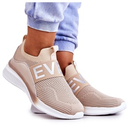 Vinceza Ženske sportske cipele slip-on bež Lorane