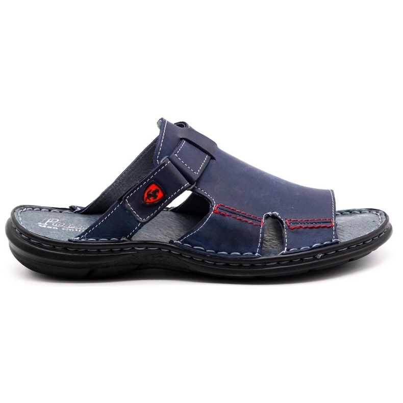 Polbut Muške papuče 356 tamnoplave plava